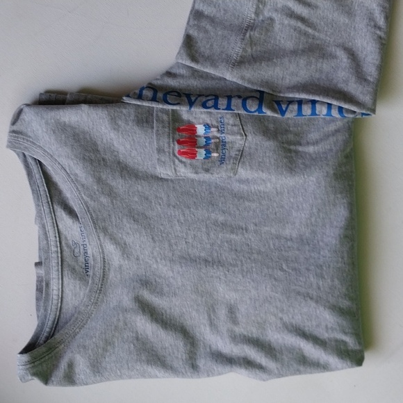 VINEYARD VINES TEE SHIRT The Popsicle Tee Long Sleeve Mens XL - Picture 8 of 10